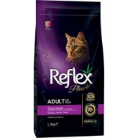 Hrană uscată pentru pisici Reflex Adult Cat Gourmet Chicken 1.5kg
