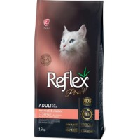 Hrană uscată pentru pisici Reflex Adult Hairball & Indoor Salmon 15kg