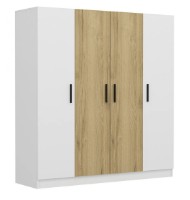 Шкаф Trendy Kale 3109 White/Walnut 180x190x52cm GTR004262 фото №3 — интернет-магазин Desire.md