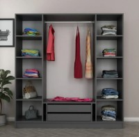 Шкаф Trendy Kale 5011 Anthracit/Dore 180x190x52cm GTR004441 фото №2 — интернет-магазин Desire.md