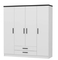 Шкаф Trendy Kale Plus 3045 White 180x190x52cm GTR004870 фото №4 — интернет-магазин Desire.md