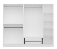Шкаф Trendy Kale 2216 White 225x190x52cm GTR004203 фото №4 — интернет-магазин Desire.md