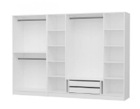 Шкаф Trendy Kale 2439 White 270x190x52cm GTR004211 фото №4 — интернет-магазин Desire.md