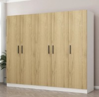 Шкаф Trendy Kale 2702 Walnut/White 225x190x52cm GTR004223 фото №2 — интернет-магазин Desire.md