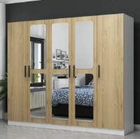 Шкаф Trendy Kale 2713 Walnut/White 225x190x52cm GTR004230 фото №6 — интернет-магазин Desire.md