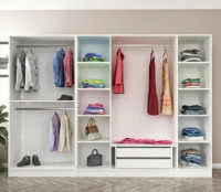 Шкаф Trendy Kale 2715 Walnut/White 225x190x52cm GTR004232 фото №2 — интернет-магазин Desire.md