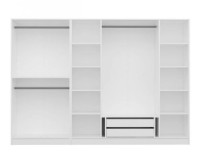 Шкаф Trendy Kale 2715 Walnut/White 225x190x52cm GTR004232 фото №4 — интернет-магазин Desire.md