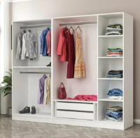 Шкаф Trendy Kale 3110 White/Walnut 225x190x52cm GTR004263 фото №2 — интернет-магазин Desire.md