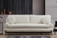 Canapea Trendy Livorno White 230x92x85cm GTR003285