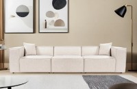 Canapea Trendy Lora Light Brown 108x303x65cm GTR003287