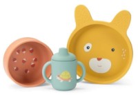 Set veselă pentru copii Moulin Roty Three Little Rabbits (MR678231)