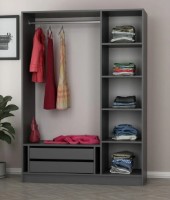 Шкаф Trendy Kale 2260 Anthracit 135x210x52cm GTR004771 фото №2 — интернет-магазин Desire.md