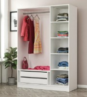 Шкаф Trendy Kale 2264 Anthracit/White 135x210x52cm GTR004773 фото №2 — интернет-магазин Desire.md