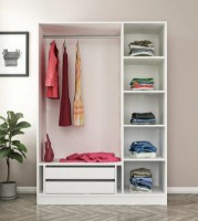 Шкаф Trendy Kale 2264 Anthracit/White 135x210x52cm GTR004773 фото №3 — интернет-магазин Desire.md