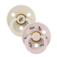Suzeta BIBS Bumblebee: Ivory/Petal 0-6m (11024103)