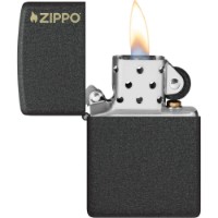 Brichetă Zippo 236ZL 236 Classic Black Crackle Zippo Logo imaginea #2 — magazin online Desire.md