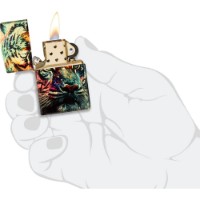 Brichetă Zippo 46145 48458 Painted Tiger Design imaginea #4 — magazin online Desire.md