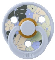 Suzeta BIBS Flower Child Latex 0m+ Dusty Blue (100143)