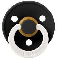 Suzeta BIBS Fosforescenta Colour Glow Latex 6m+ Black (200239C)