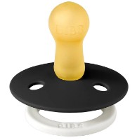 Suzeta BIBS Fosforescenta Colour Glow Latex 6m+ Black (200239C) imaginea #2 — magazin online Desire.md