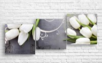 Pictură ArtDesign White tulips 183x80cm (C-10197)