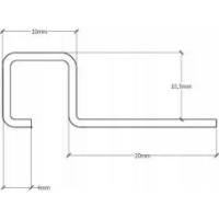 Profil pentru podea Lambro Q-10-2700-BLACK-BR imaginea #4 — magazin online Desire.md