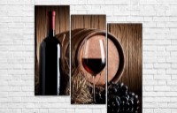 Pictură ArtDesign Wine barrel Moldova 100x100cm (E-10155)