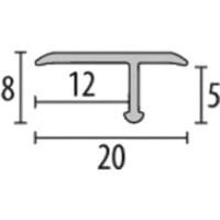Profil pentru podea Parkett-Freund PF 291 Aluminium Anodized 270  18912702 imaginea #2 — magazin online Desire.md