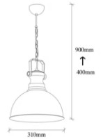 Люстра Trendy Saglam 3710-1 31x85x31cm GTR002592 фото №2 — интернет-магазин Desire.md