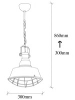 Люстра Trendy Saglam 3716 30x86x30cm GTR002583 фото №2 — интернет-магазин Desire.md