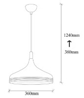 Люстра Trendy Saglam 3723 36x124x36cm GTR002588 фото №2 — интернет-магазин Desire.md