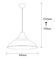 Люстра Trendy Saglam 3732 44x121x44cm GTR002570 фото №2 — интернет-магазин Desire.md
