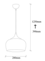 Люстра Trendy Saglam 3761 28x125x28cm GTR002586 фото №2 — интернет-магазин Desire.md