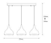 Люстра Trendy Saglam 3781 97x126x16cm GTR002620 фото №2 — интернет-магазин Desire.md
