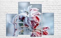Pictură ArtDesign Winter Rose 120х92cm (C-10060)
