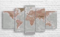 Pictură ArtDesign World map 165x90cm (DM-10075)