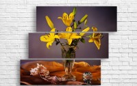 Pictură ArtDesign Yellow lilies 115x94cm (C-10242)