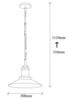 Люстра Trendy Sivani MR-639 30x111x30cm GTR002385 фото №2 — интернет-магазин Desire.md
