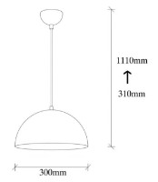 Люстра Trendy Sivani MR-717 30x111x30cm GTR002561 фото №2 — интернет-магазин Desire.md