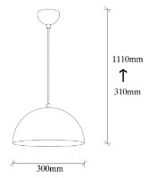 Люстра Trendy Sivani MR-721 30x111x30cm GTR002562 фото №2 — интернет-магазин Desire.md