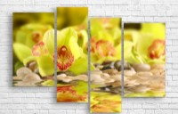 Pictură ArtDesign Yellow Orchid 131x90cm (C-10113)