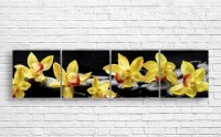 Pictură ArtDesign Yellow Orchid 205x50cm (С-10267)