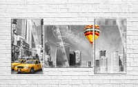 Pictură ArtDesign Yellow taxi 125x60cm (MT-10044)