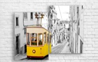 Pictură ArtDesign Yellow tram 101x80cm (R-10187)