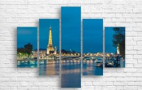 Картина ArtDesign Сумеречный Париж 150x114cm (B-10152)