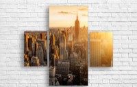 Pictură ArtDesign Sunset in the city 130х116cm (B-10145)