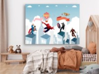 Pictură ArtDesign Superheroes 50x68cm (PD-10014)