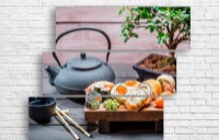 Pictură ArtDesign Sushi and tea 115x94cm (E-10071)