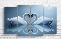 Pictură ArtDesign Swans 128х75cm (F-10016)
