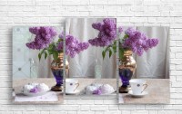 Pictură ArtDesign Sweet marshmallow and lilac 110x60cm (E-10236)